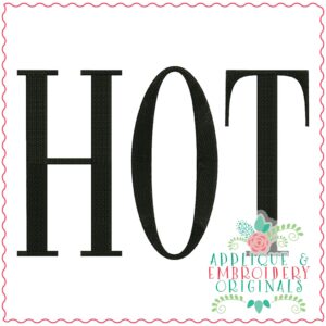 3652 HOT Embroidery Design