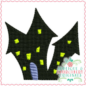 3999 Haunted House 1 Mini Embroidery Design