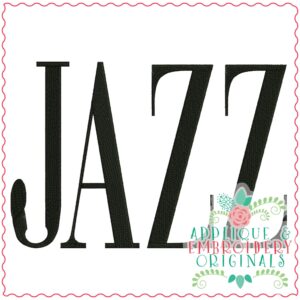 3506 JAZZ Embroidery Design