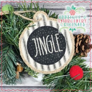 2159 Jingle Ornament In-The-Hoop Designs