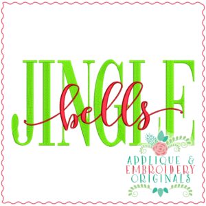 3481 JINGLE Bells Embroidery Design