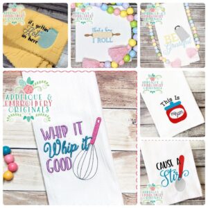 2607 Kitchen Sayings Set 1 Embroidery Designs