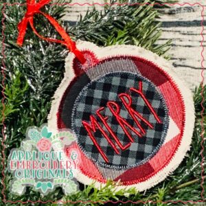 2161 Merry Ornament In-The-Hoop Designs