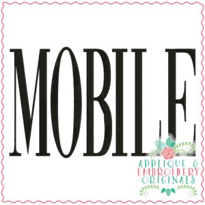 3689 MOBILE Embroidery Design