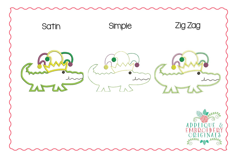 AEO 2393 Mardi Gras Alligator 4