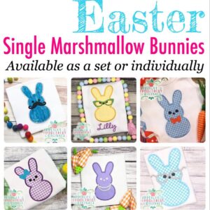 2492 Marshmallow Boy & Girl SET Applique Design