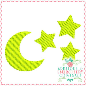 4003 Moon and Stars Mini Embroidery Design