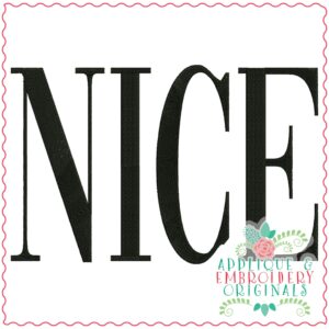 3600 NICE Embroidery Design