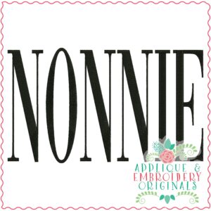 3434 Nonnie Embroidery Design