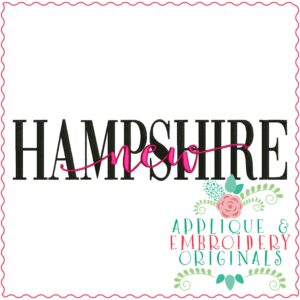 3328 New Hampshire Embroidery Design
