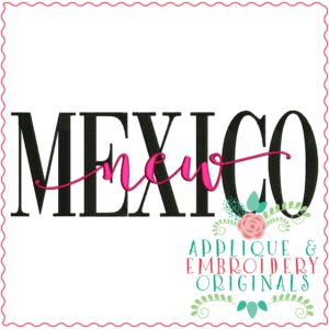 3330 New Mexico Embroidery Design
