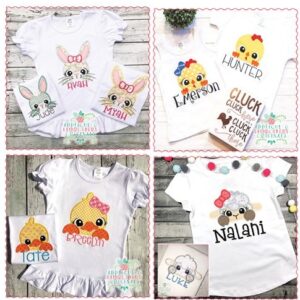 1612 Peeker Easter Set Applique Design