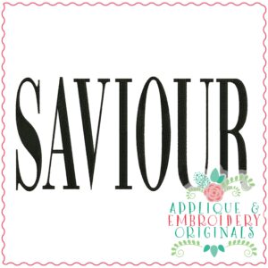 3552 SAVIOUR Embroidery Design