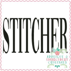 3914 STITCHER Word Art Embroidery Design