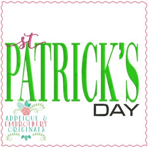 3734 St. PATRICK'S Day Embroidery Design