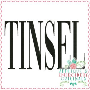 3636 TINSEL Embroidery Design