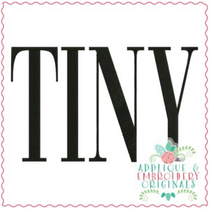 3605 TINY Embroidery Design