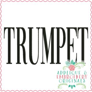 3543 TRUMPET Embroidery Design