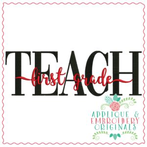 3292 Teach Embroidery Design