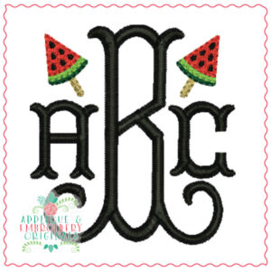 1850 Watermelon Pop Mini Embroidery Design