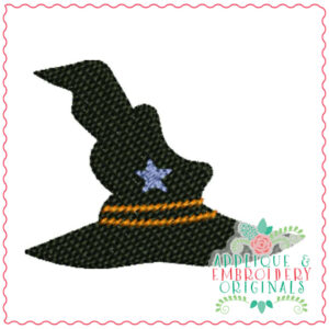 4010 Witch Hat 2 Mini Embroidery Design