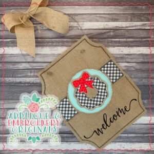 2090 Wreath Interchangeable Tab Design