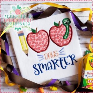 2378 100 Days Smarter Applique Design