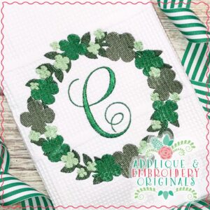 2417 Clover Filled Applique Design