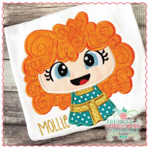 1694 Scottish Princess Applique Design