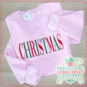 3423 Christmas Embroidery Design