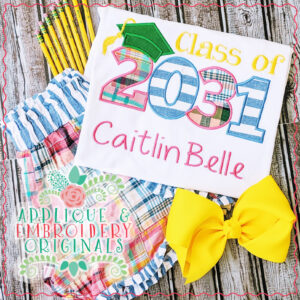 1939 Class of 2031 Applique Design