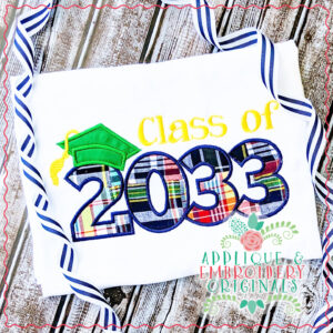 1940 Class of 2033 Applique Design