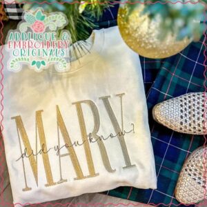 3486 MARY Did You Know Embroidery Design
