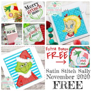 3295 Satin Stitch Sally November 2020