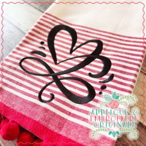 4218 Heart 2 Embroidery Design