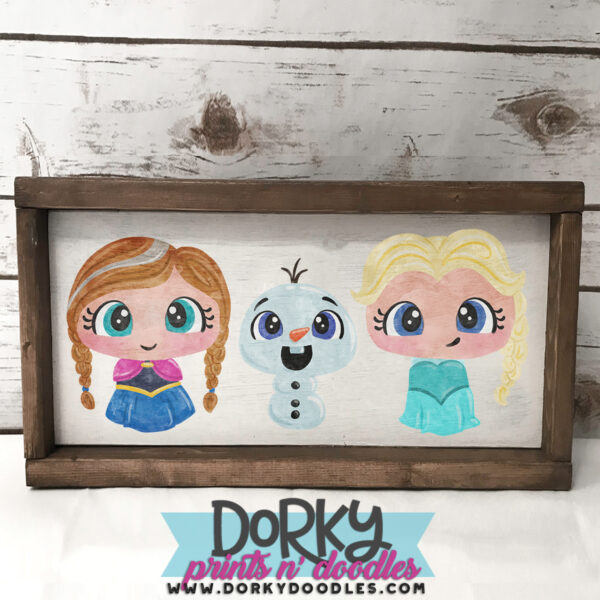 Ice Princess Watercolor Printable Art - Image 2