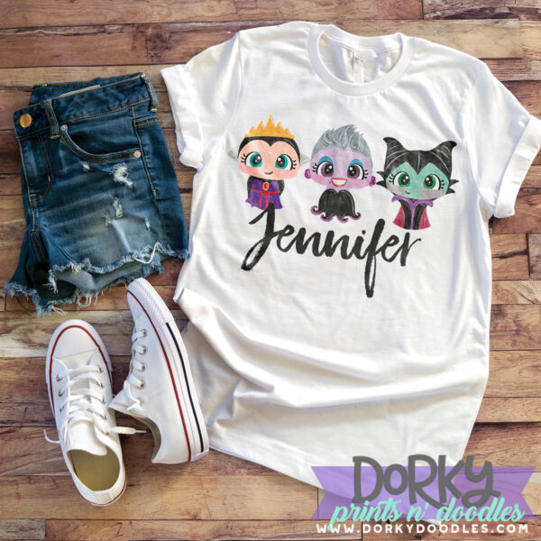 Evil Fairy Watercolor Printable Art - Image 2