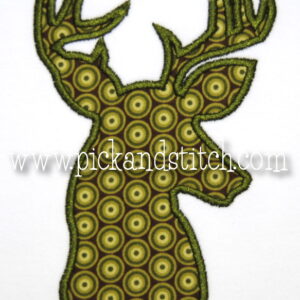 797 Deer Silhouette Applique Design