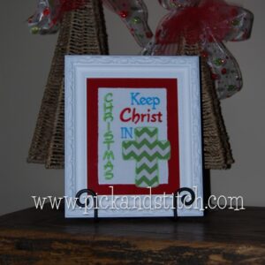 868 Keep Christ in Christmas Applique Design