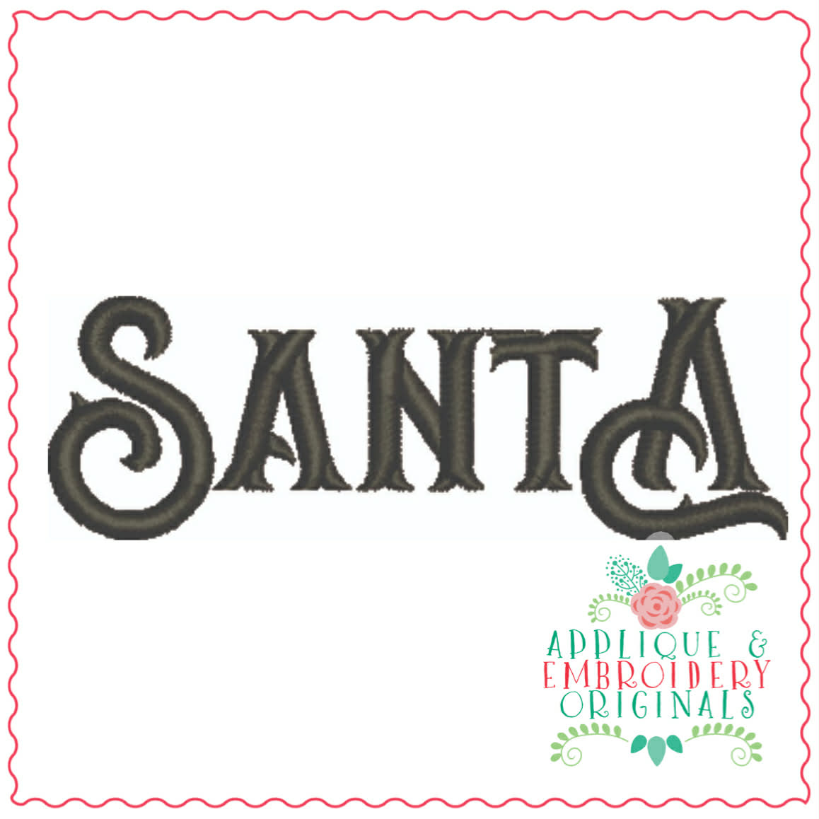 AEO 4373 Santa Font Name