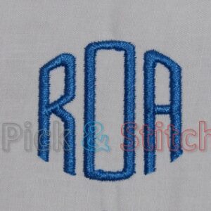 854 Mini Monogram Font