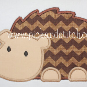 1004 Valentine Woodland Hedgehog Applique Design