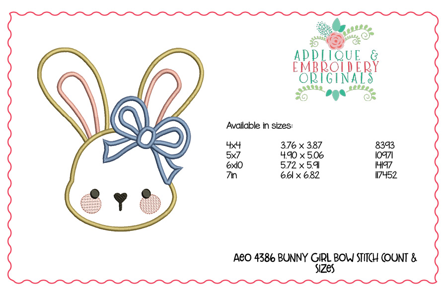 AEO 4386 Bunny Girl w Bow 1