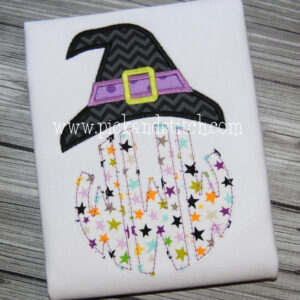 767 Witch Topper Applique Design